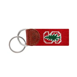 Stanford Needlepoint Key Fob