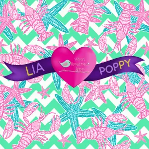 Star Fish Lia Poppy Vinyl Sheet LPY-106