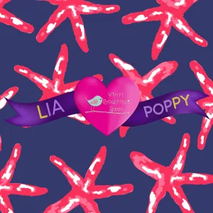 Star Fish Lia Poppy Vinyl Sheet LPY-29