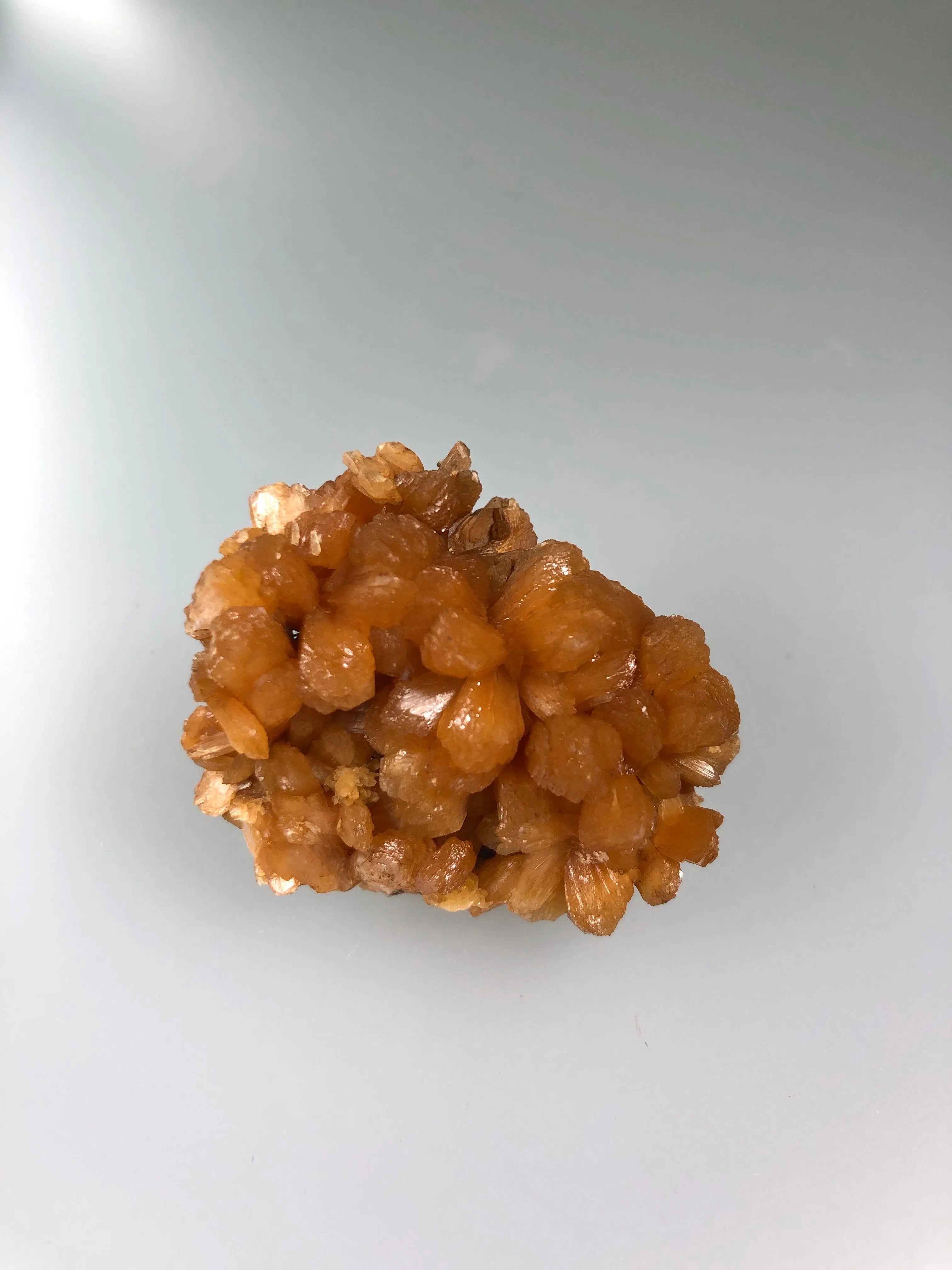Stilbite, Nova Scotia, Canada, ex. Louis Lafayette Collection #1027, Miniature 1.8 cm x 3.5 cm x 4.5 cm, $75.  Online Nov. 10.