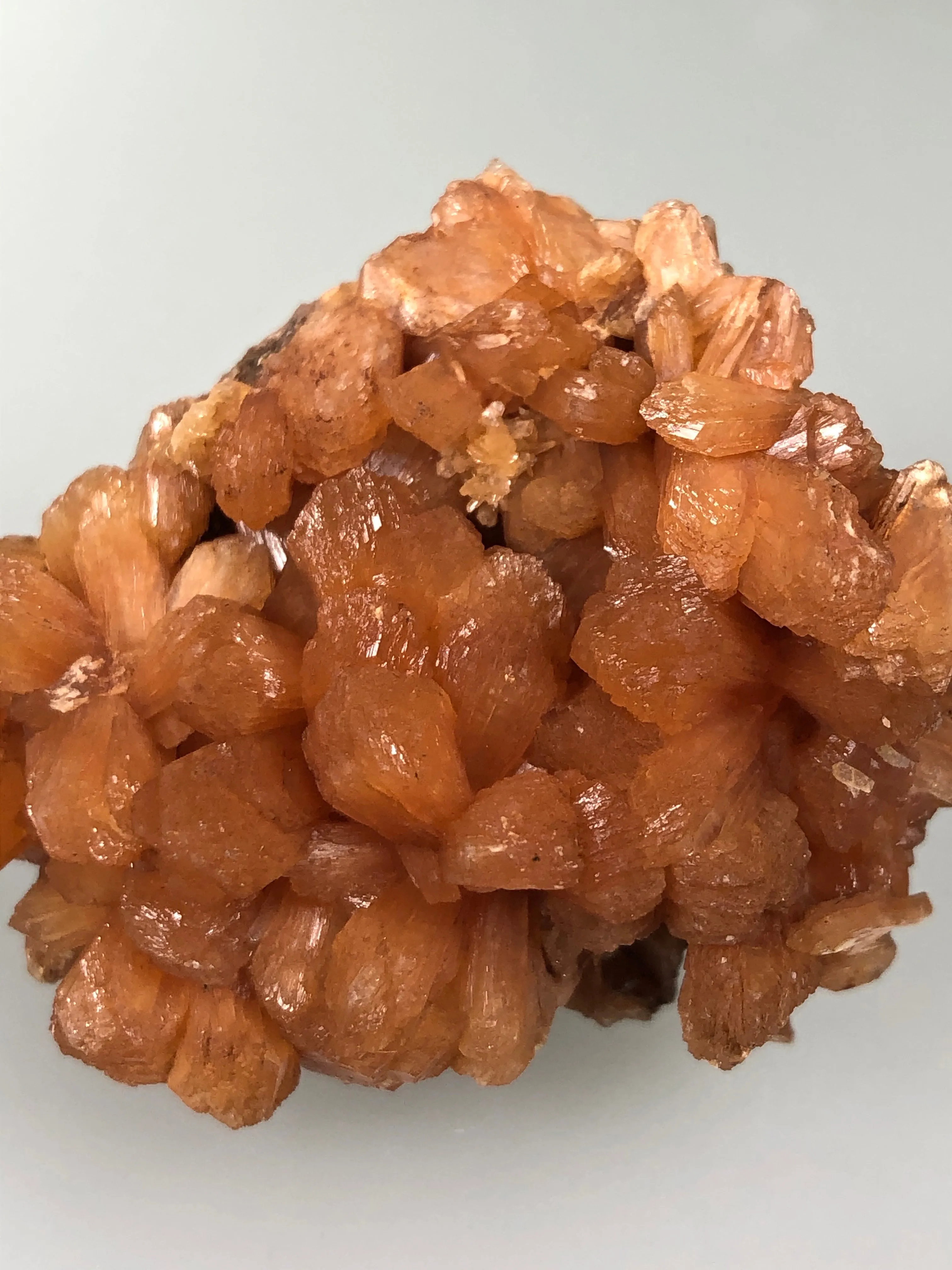 Stilbite, Nova Scotia, Canada, ex. Louis Lafayette Collection #1027, Miniature 1.8 cm x 3.5 cm x 4.5 cm, $75.  Online Nov. 10.