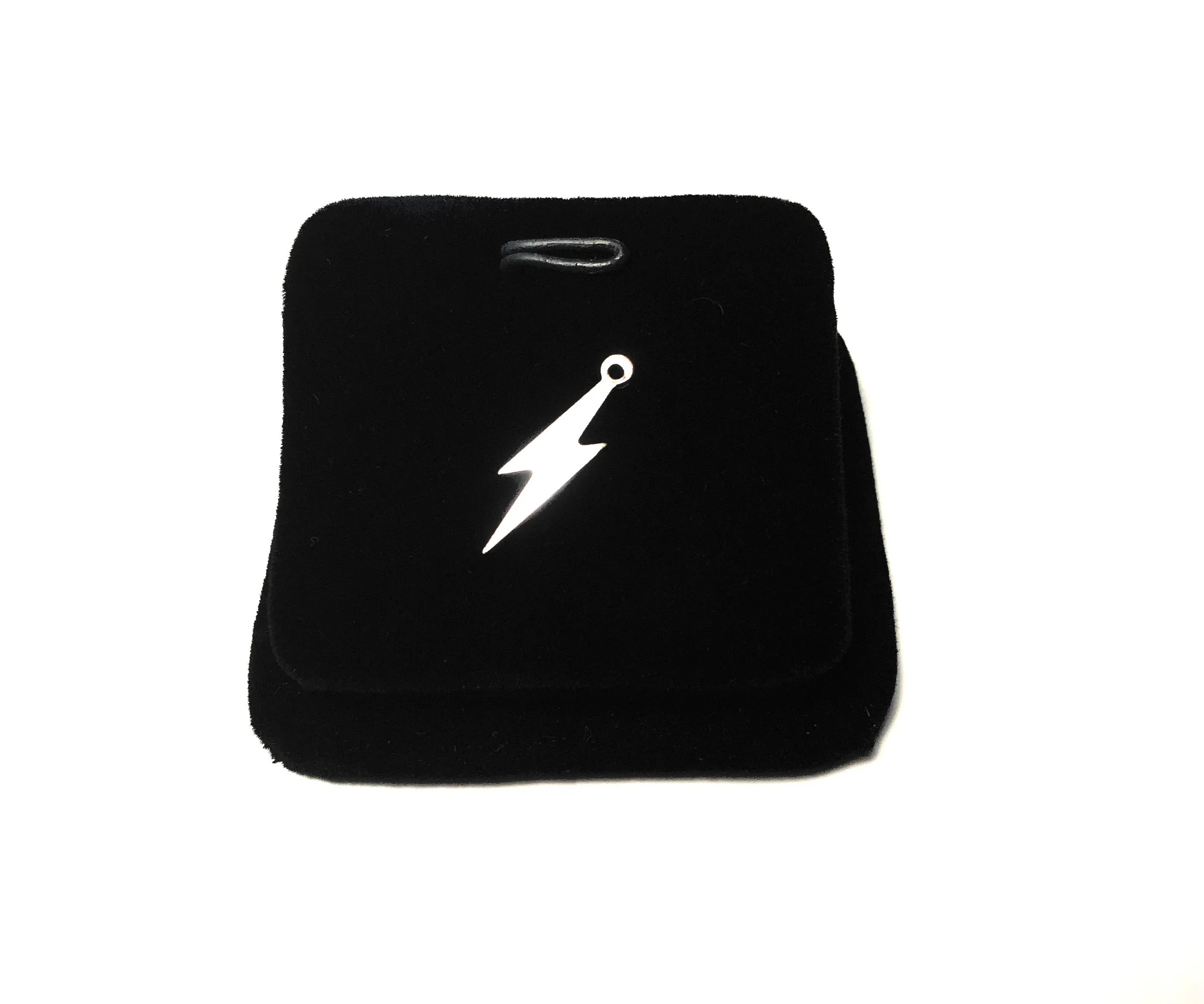 Striking 14kGF Lightning Bolt Charm