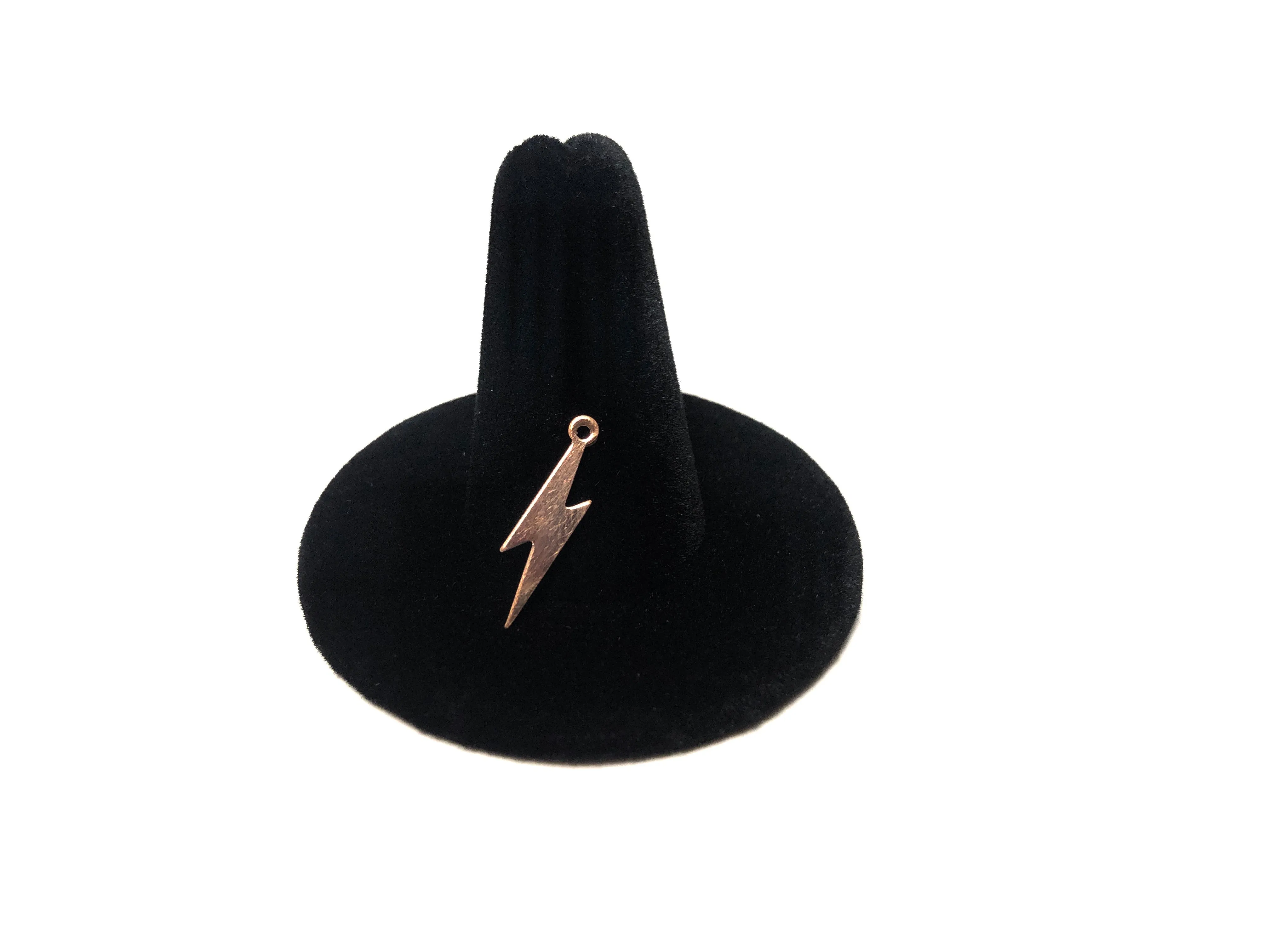 Striking 14kGF Lightning Bolt Charm