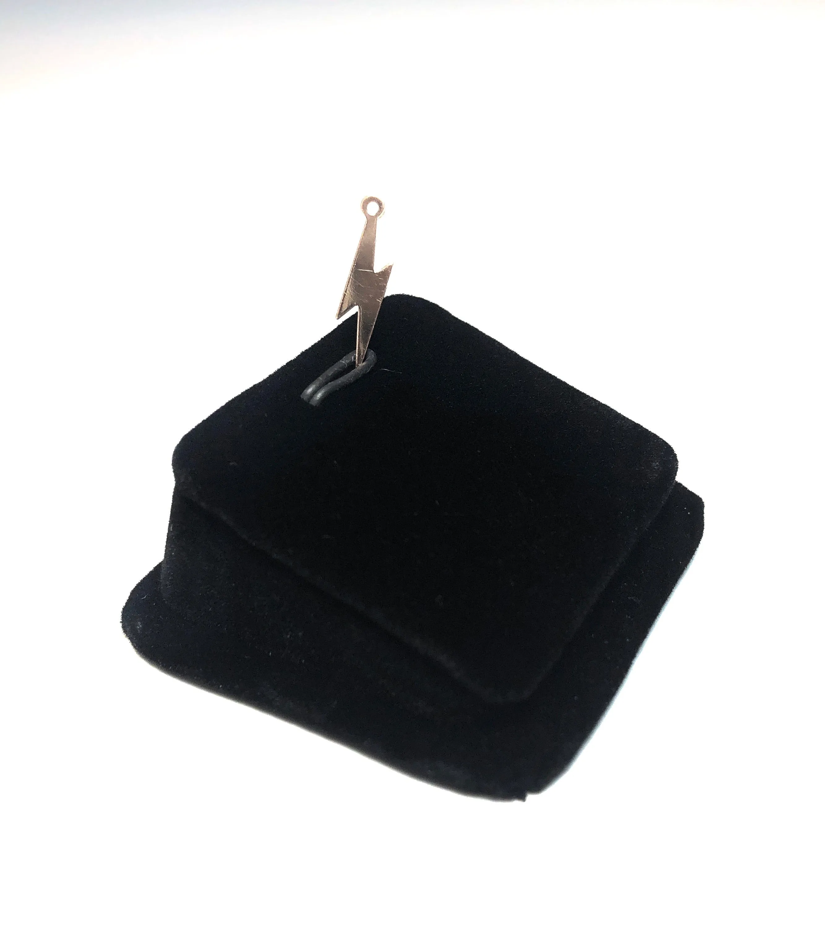 Striking 14kGF Lightning Bolt Charm