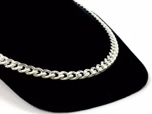 Striking 22” Sterling Silver Curb Chain, Sku: SM96LC-22