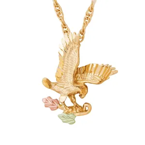 Striking Eagle - Black Hills Gold Pendant
