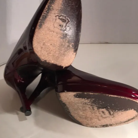 Stuart Weitzman “Gently Worn” Maroon Pumps