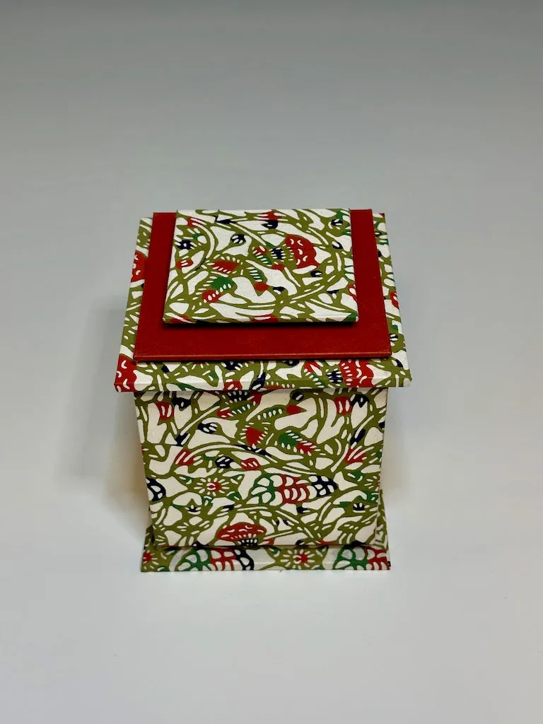 TANGLED VINES" HANDMADE BOX WITH MIXED MEDIA