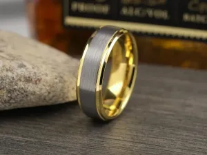 The Stud | Men's Gold Wedding Band