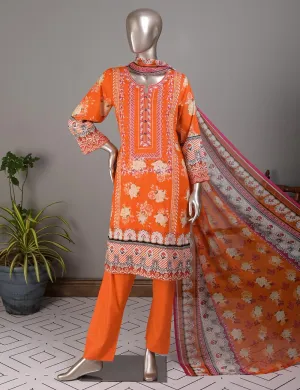 TMY-6A | Un-Stitched Embroidered Lawn Dress