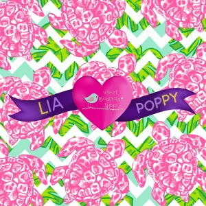 Tortoise Lia Poppy Vinyl Sheet LPY-42