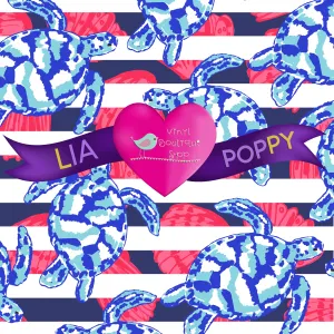 Tortoise Lia Poppy Vinyl Sheet LPY-47