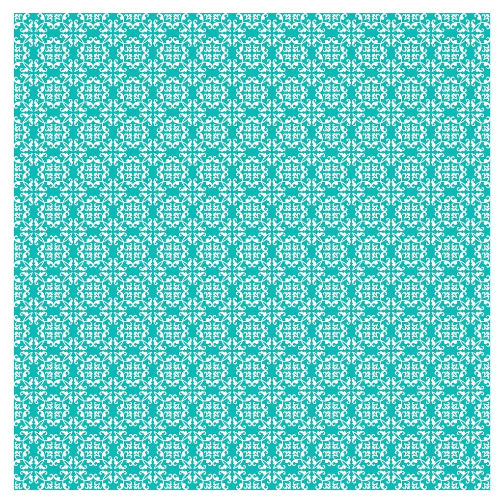 Turquoise Blue Adhesive Vinyl Sheet