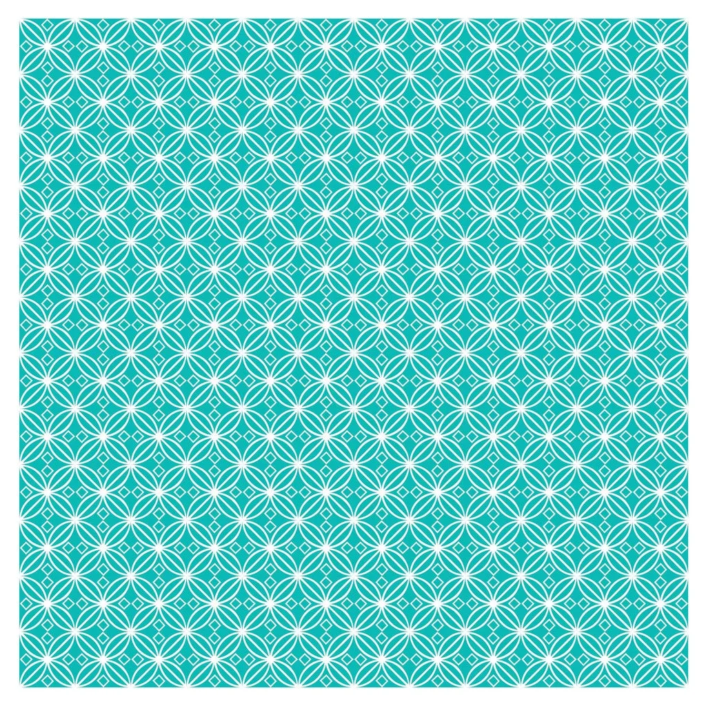 Turquoise Blue Adhesive Vinyl Sheet