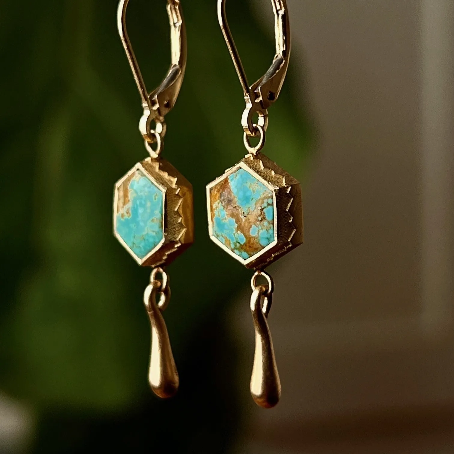 Turquoise Honey Drops
