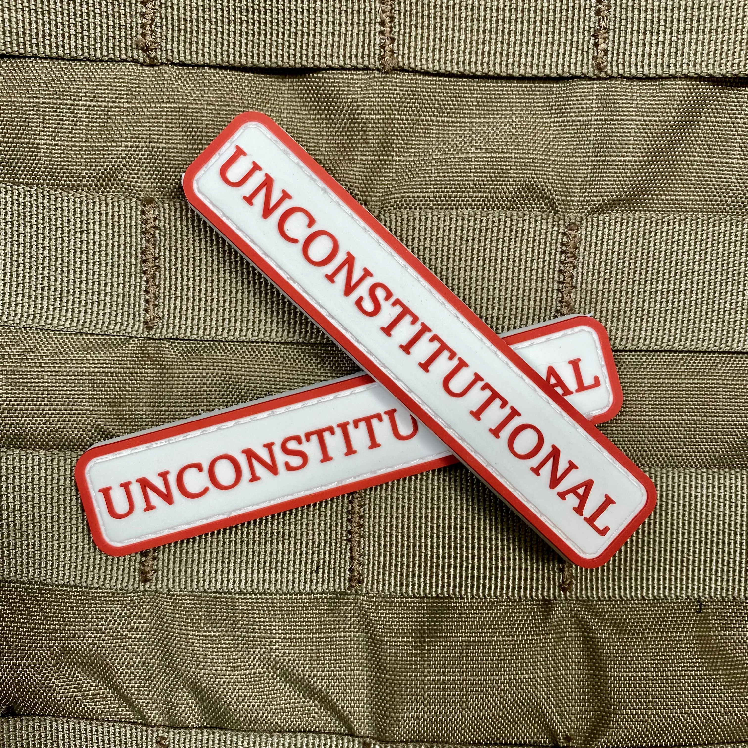 Unconstitutional PVC Morale Patch