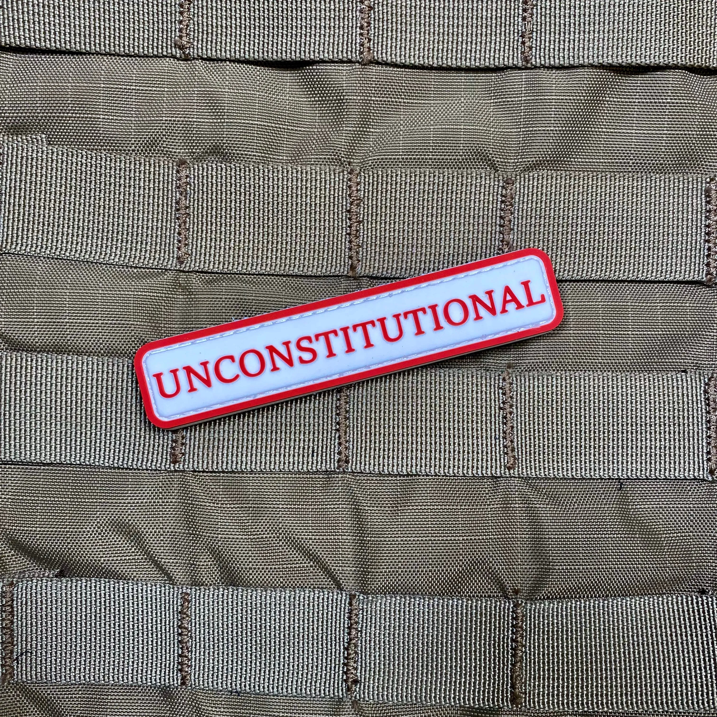 Unconstitutional PVC Morale Patch