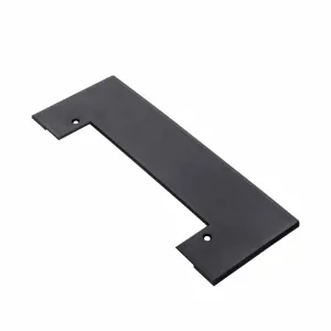 Vacpan Black Central Vacuum Trim Plate - Sleek and Discreet Cleaning Solution