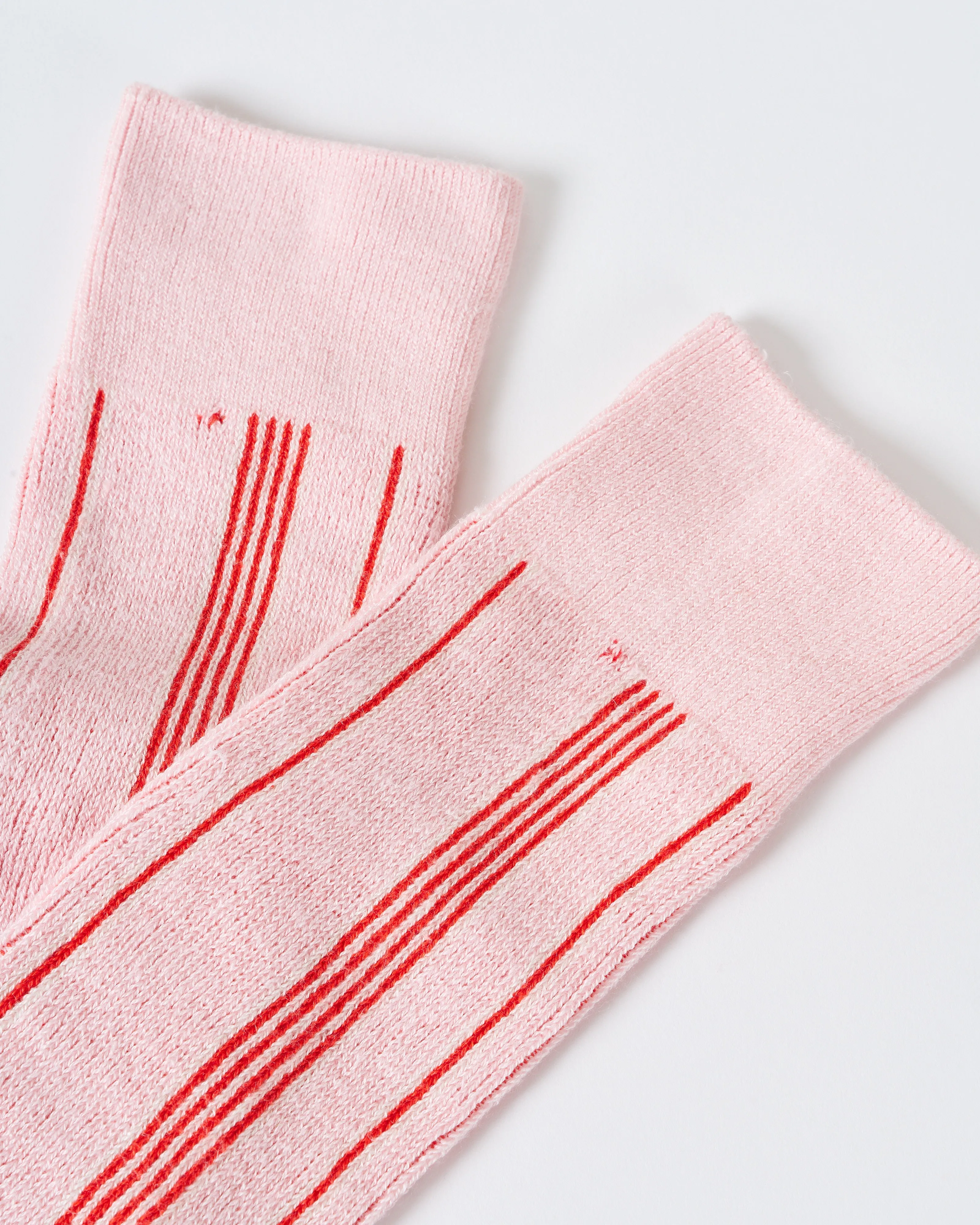 vertical stripe socks