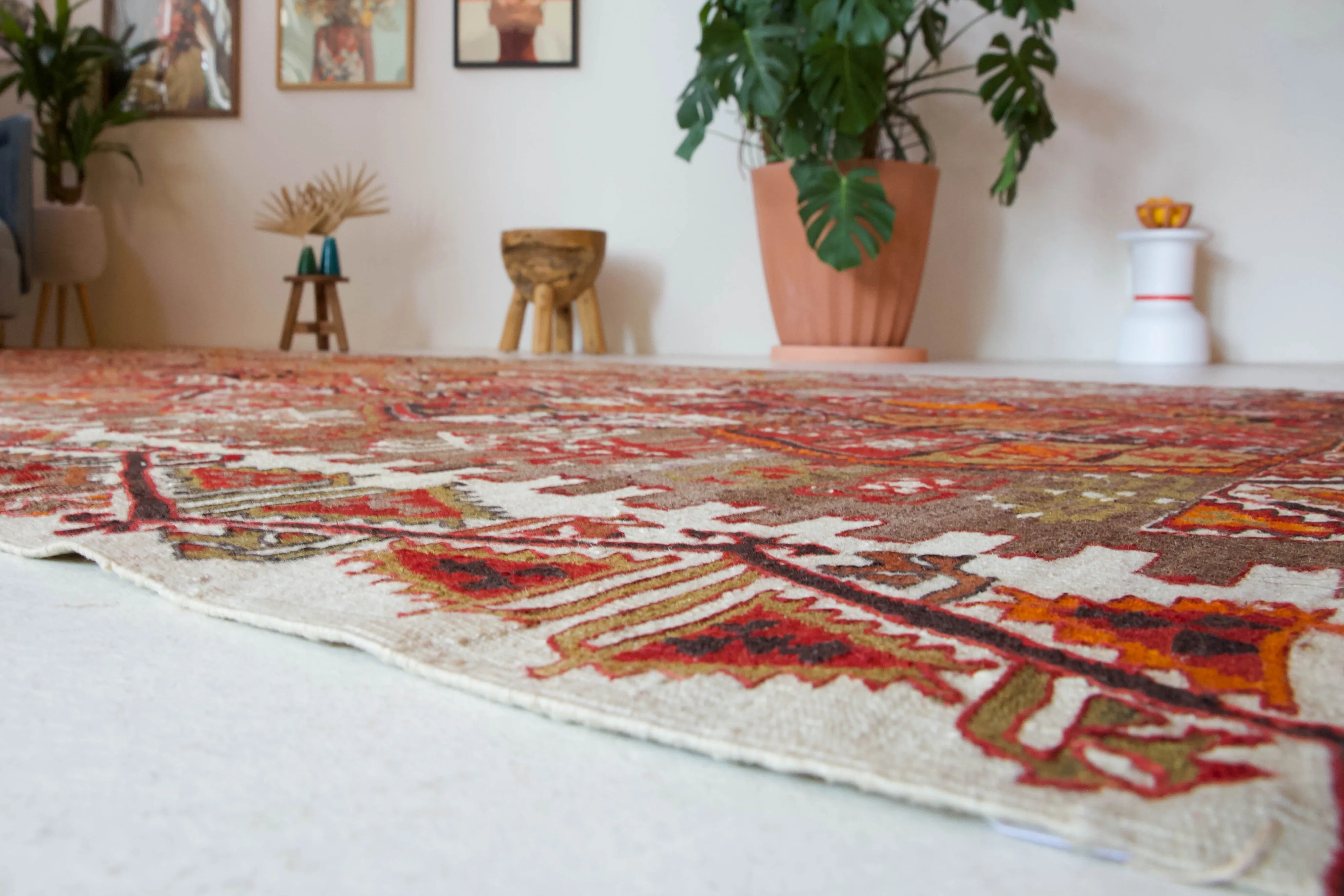 Vintage Sivas Kilim Rug 6'2"x12'6"