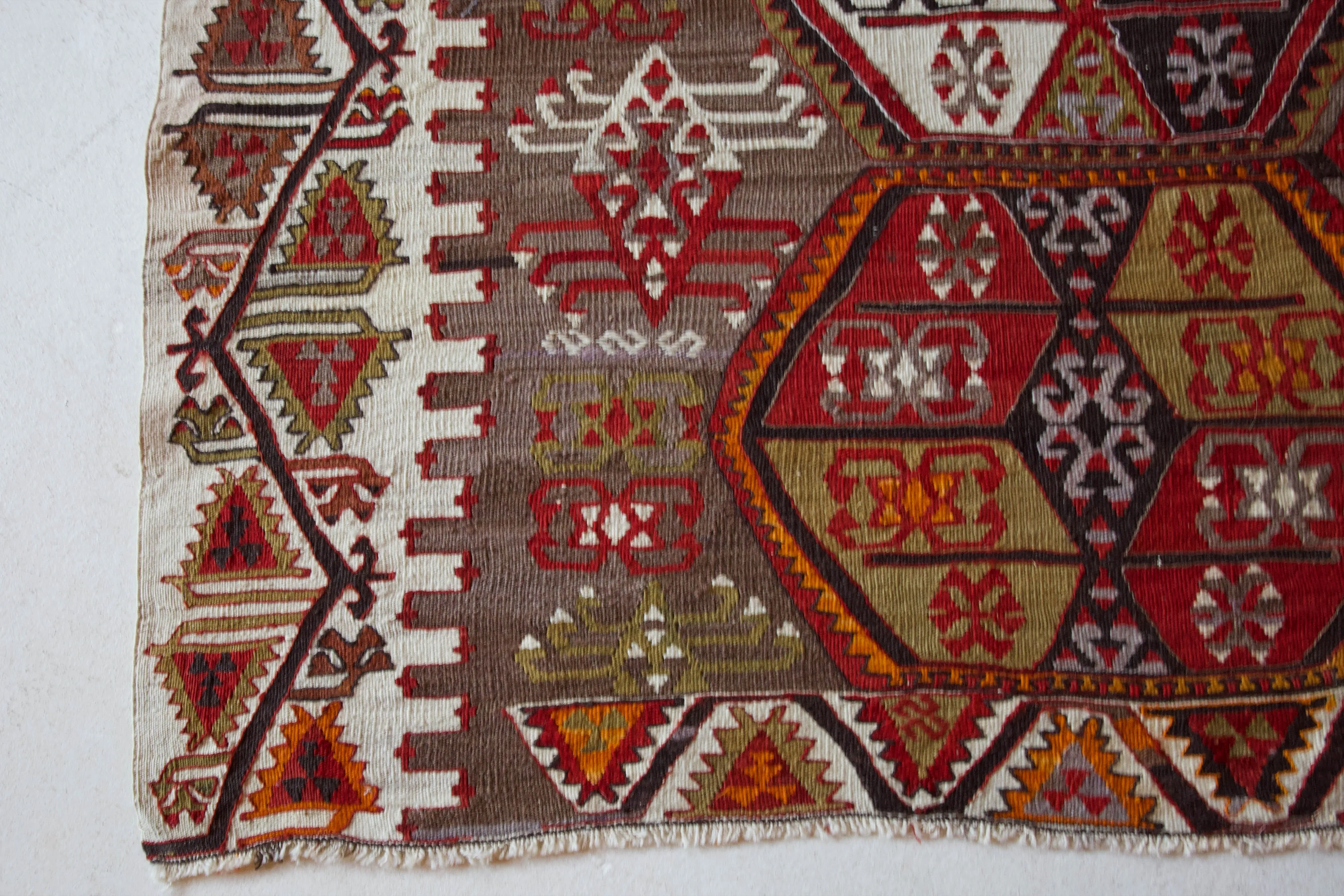 Vintage Sivas Kilim Rug 6'2"x12'6"