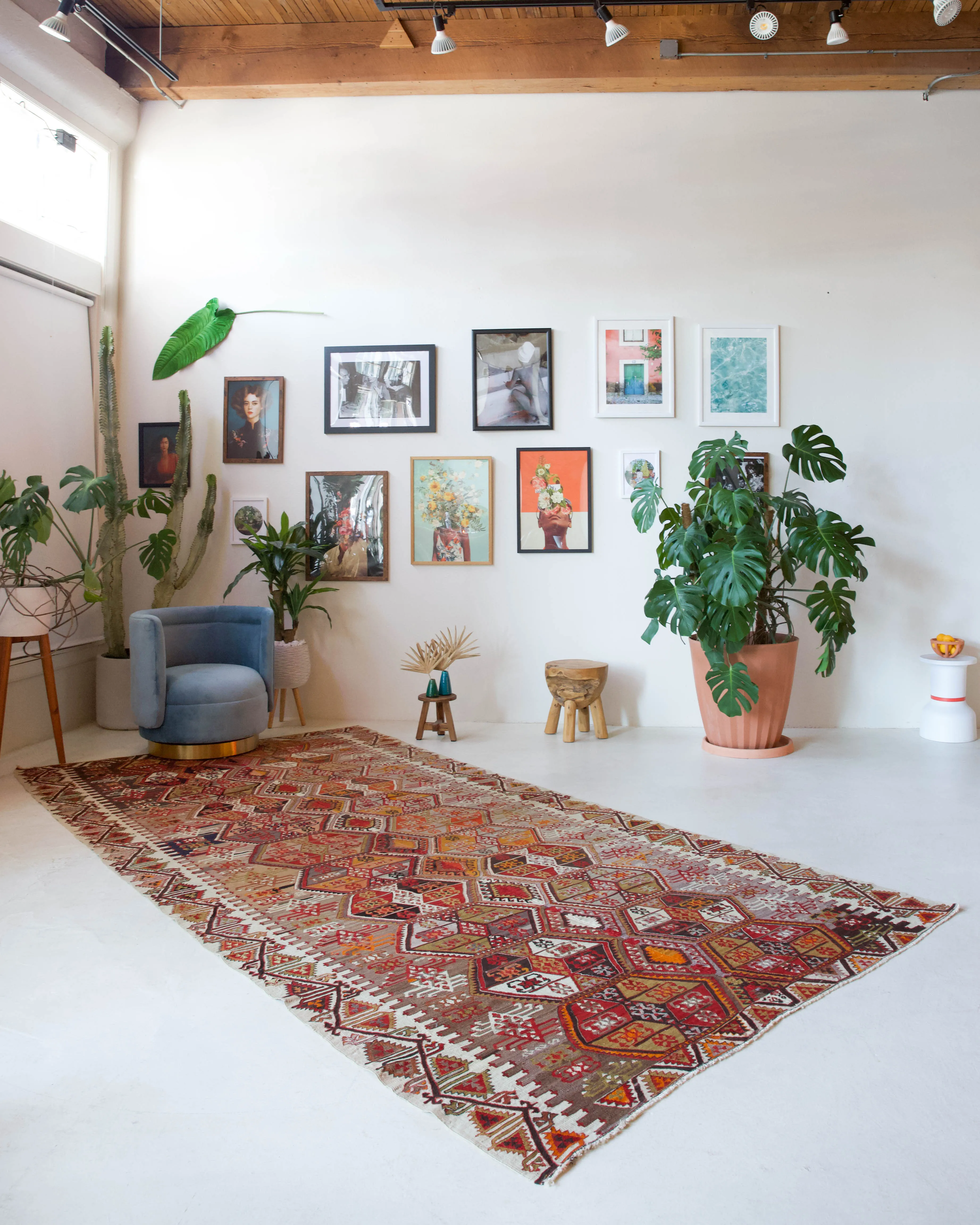 Vintage Sivas Kilim Rug 6'2"x12'6"