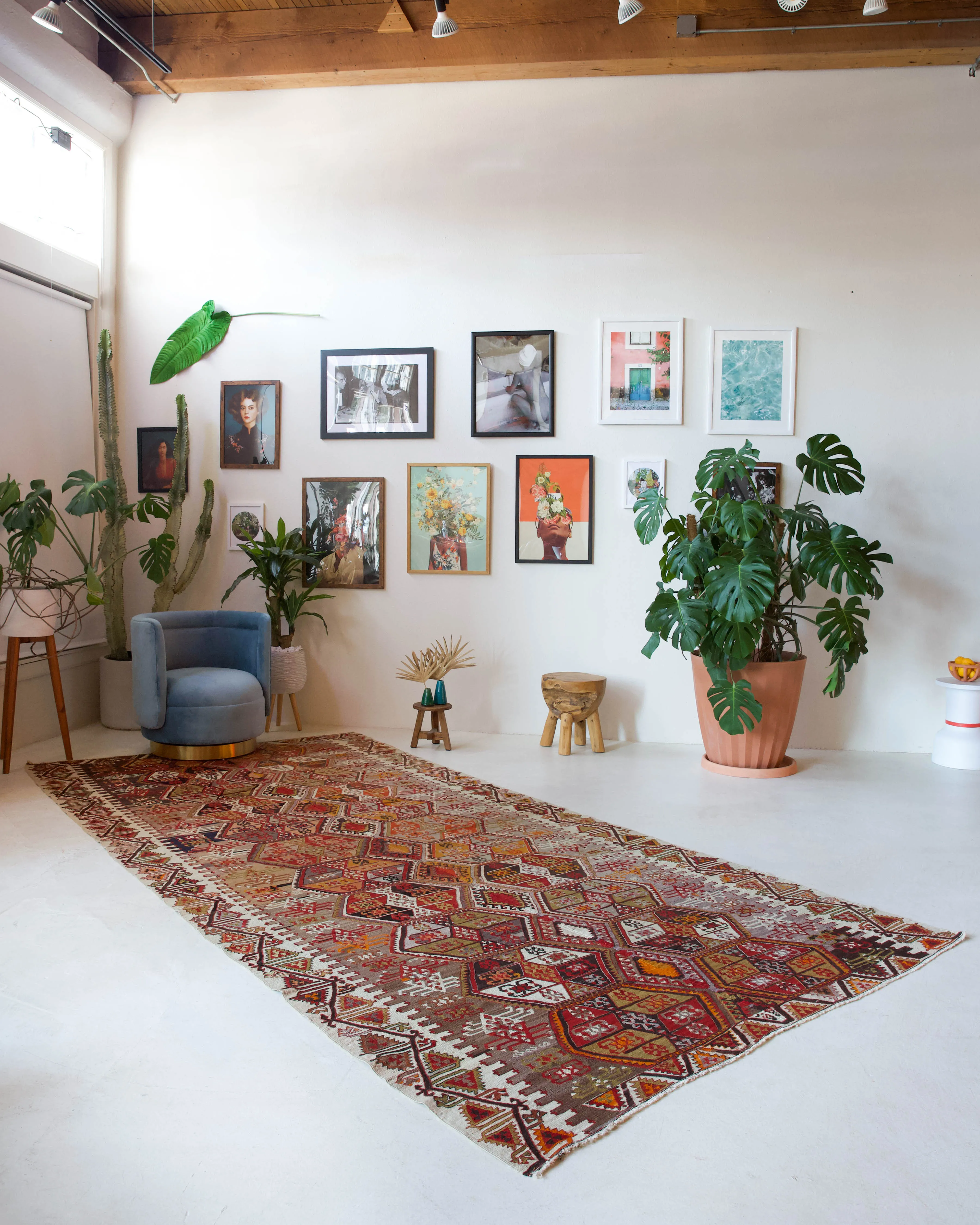 Vintage Sivas Kilim Rug 6'2"x12'6"