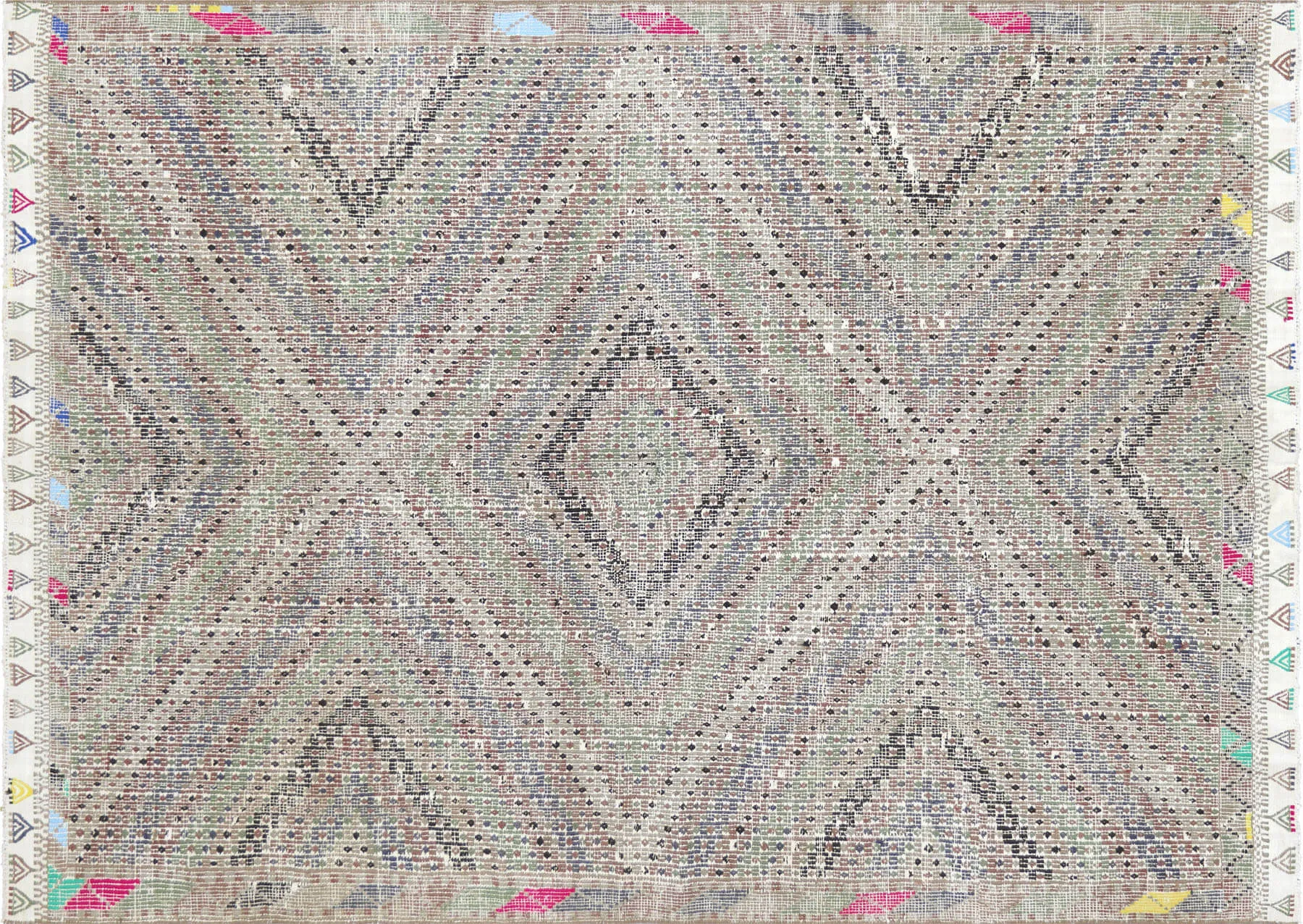 Vintage Turkish Kilim - 6'4" x 8'11"