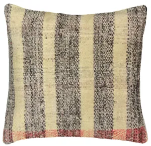 Vintage Turkish Rag Pillow - 15" x 15"