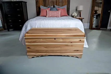 Waterfall Hickory Natural Cedar Hope Chest
