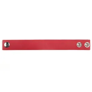 WB004R - Narrow Wristband- Red