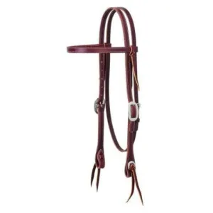 Weaver Buttered Browband Bridle Burgundy