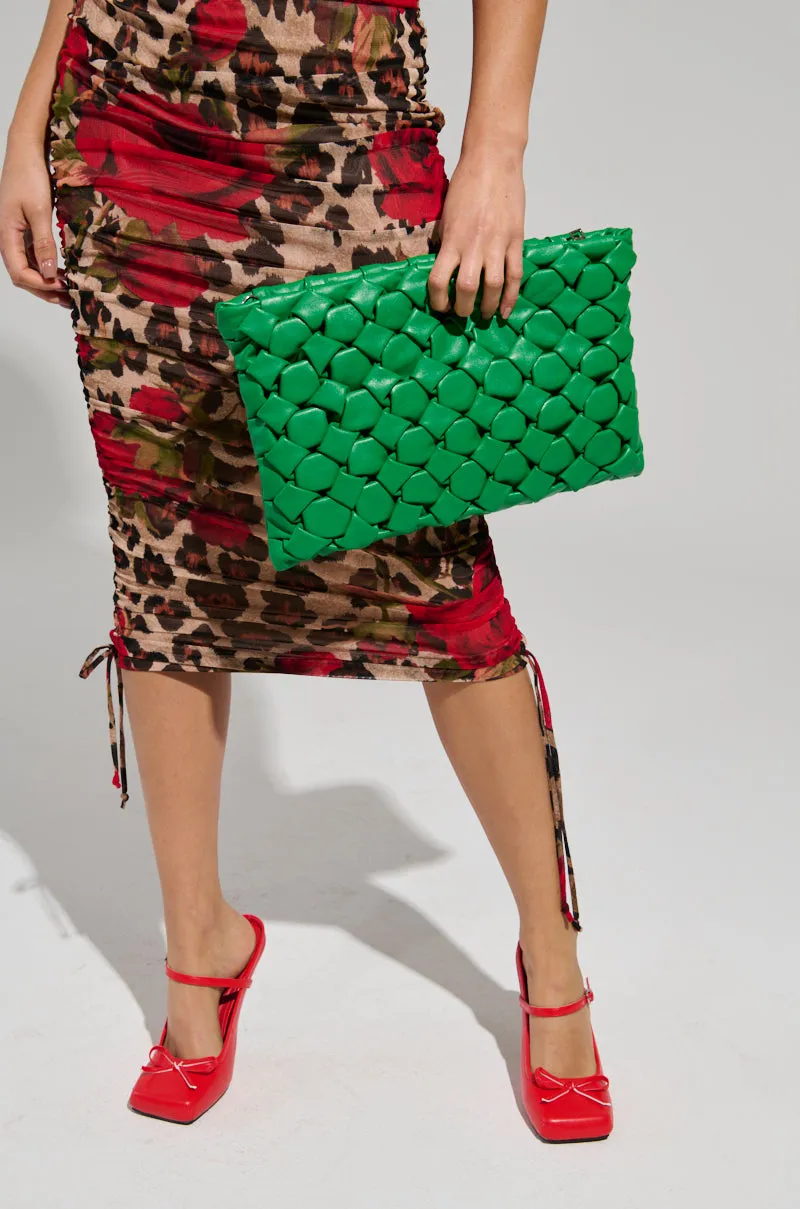 WEAVING MY WAY CLUTCH