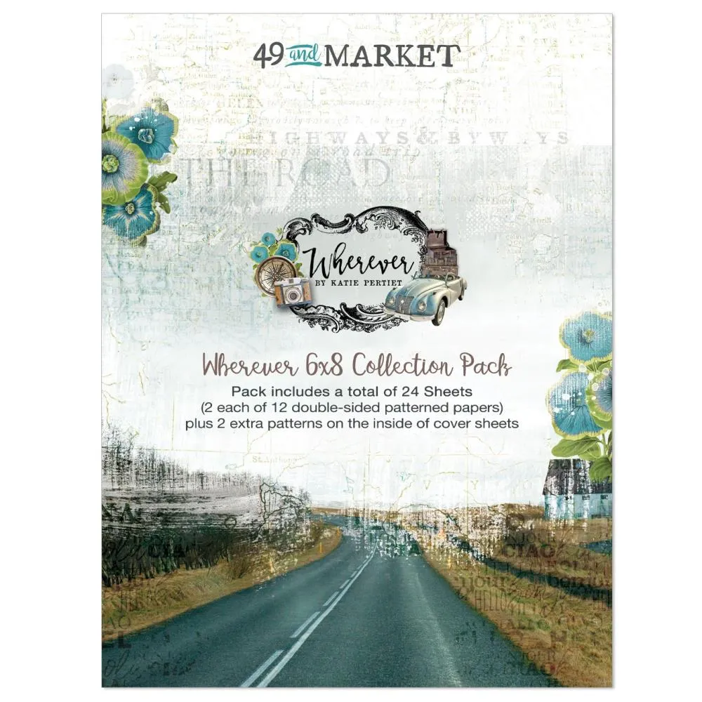 Wherever-  6x8 Paper Pack 49 & Market WHE-25835