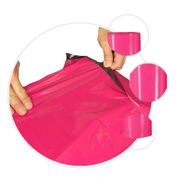 WholeSale 10000pcs Hot Pink 310 x 405  45mm Poly Mailers for E-commerce and Retail Shipping